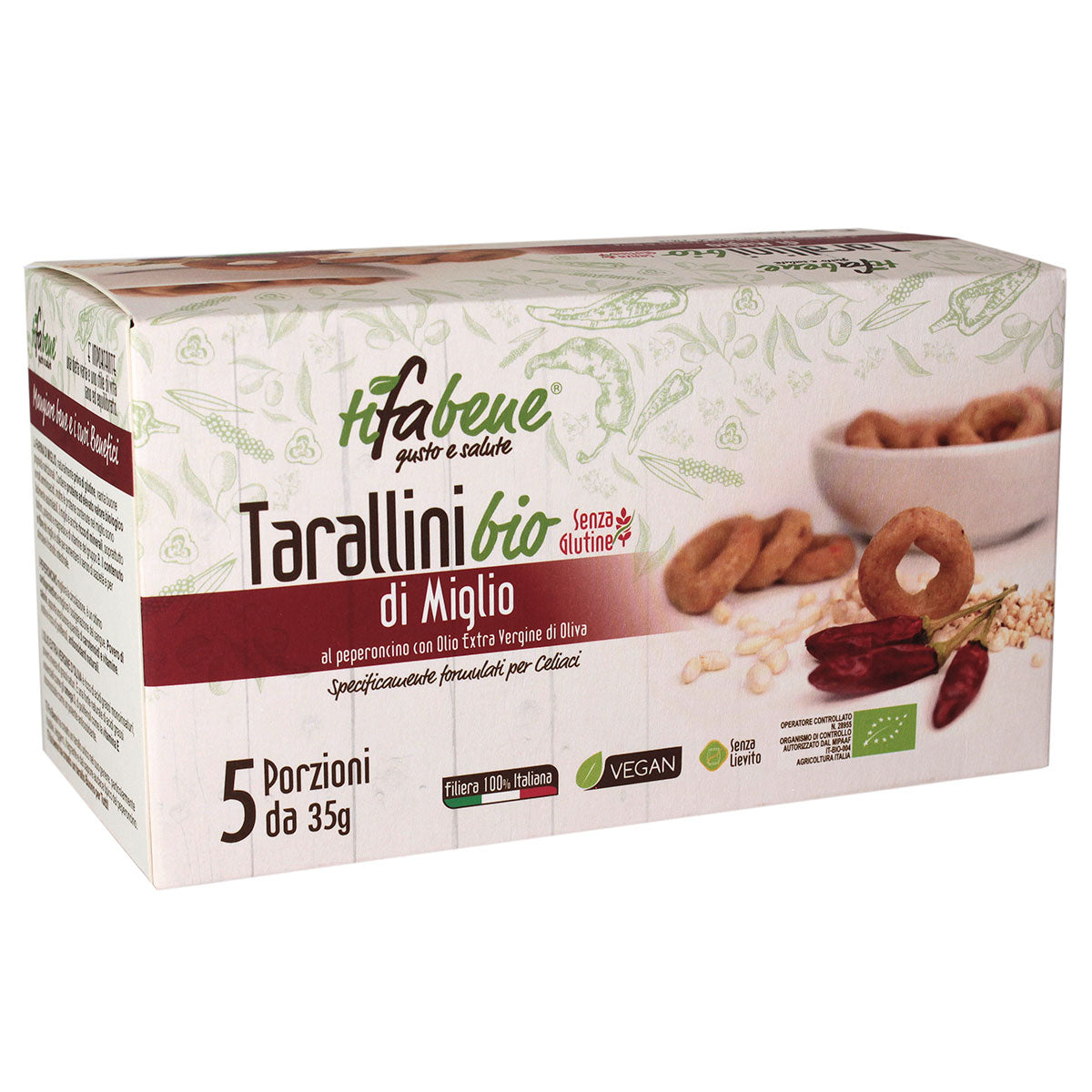 Bio-Hirse-Tarallini mit Chili - Glutenfrei & Vegan
