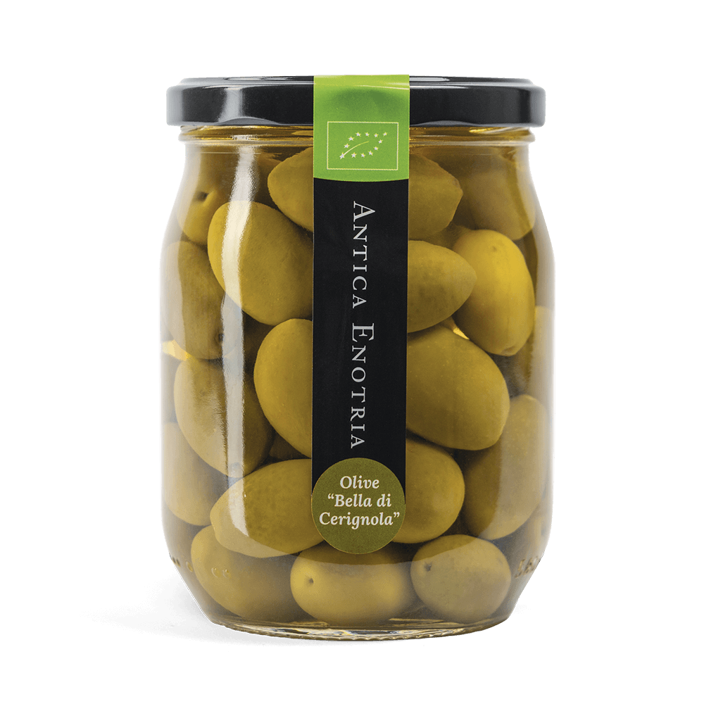 Bio-Oliven-Cerignola-Antica-Enotria-314-g-Glas