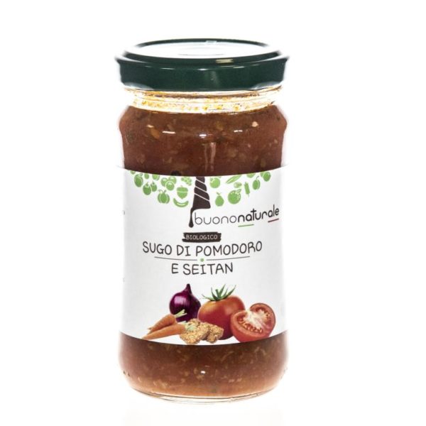 Bio Tomatensoße mit Seitan - 190g Fertigsoße
