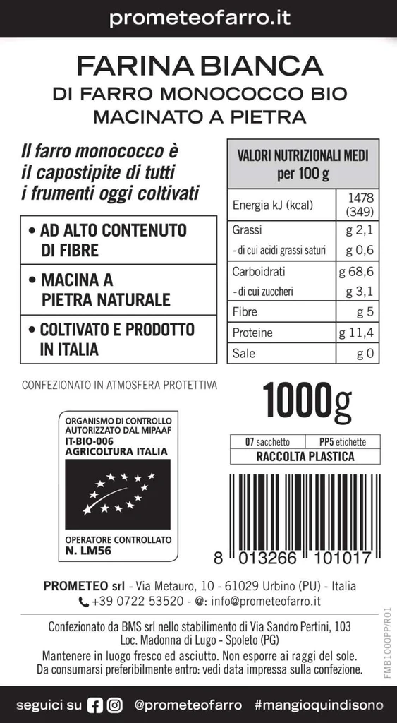 Dinkel-Bio-Einkorn-Steingemahlen-500g-Prometeo-Italien-Naehrwerttabelle